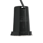 Foco embutido policarbonato y acero inoxidable plata Ø8x12 cm GU10 - GLFO0019