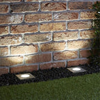 Foco embutido policarbonato y acero inoxidable plata 8x8 cm GU10 - GLFO0020