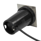 Foco embutido policarbonato y acero inoxidable plata 8x8 cm GU10 - GLFO0020