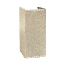 Cargar imagen en el visor de la galería, Aplique textil natural natural 10x25 cm E27 - ILAP0006
