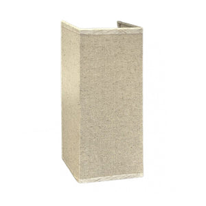 Aplique textil natural natural 10x25 cm E27 - ILAP0006