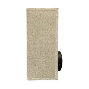 Aplique textil natural natural 10x25 cm E27 - ILAP0006