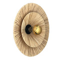 Aplique rafia natural Ø30x15 cm E27 - ILAP0001