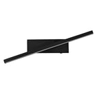 Aplique metal negro giratorio 30 cm 7W LED - IOAP0001