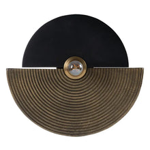 Cargar imagen en el visor de la galería, Aplique metal oro viejo negro 41x9x36 cm E27 - IXAP0009
