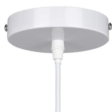 Cargar imagen en el visor de la galería, Lámpara colgante fibra natural blanco Ø43x52 cm E27 - IXLC0068
