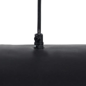 Lámpara colgante aluminio negro 62x30 cm E27 - IXLC0077