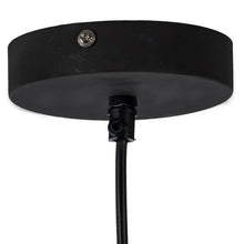Cargar imagen en el visor de la galería, Lámpara colgante aluminio negro 62x30 cm E27 - IXLC0077
