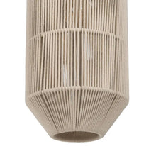 Cargar imagen en el visor de la galería, Lámpara colgante textil natural  Ø21x37 cm E27 - IXLC0081
