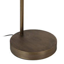 Cargar imagen en el visor de la galería, Lámpara de pie metal oro Ø30x1,65 Mt. E27 - IXLP0008
