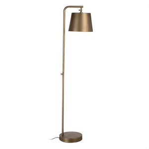 Lámpara de pie metal oro Ø30x1,65 Mt. E27 - IXLP0008