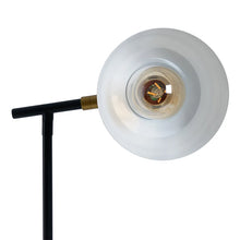 Cargar imagen en el visor de la galería, Lámpara sobremesa hierro oro negro Ø18x52 cm E27 - IXLS0006
