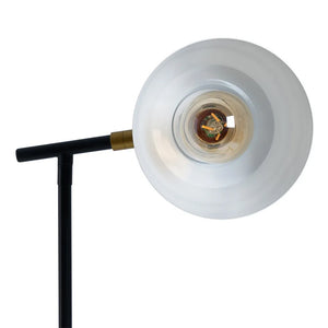Lámpara de pie oro negro hierro Ø21x150 Mt. E27 - IXLP0007