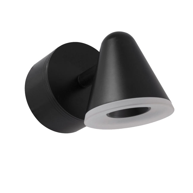 Apliqué metal negro acrílico empavonado LED 5W - JGAP0010