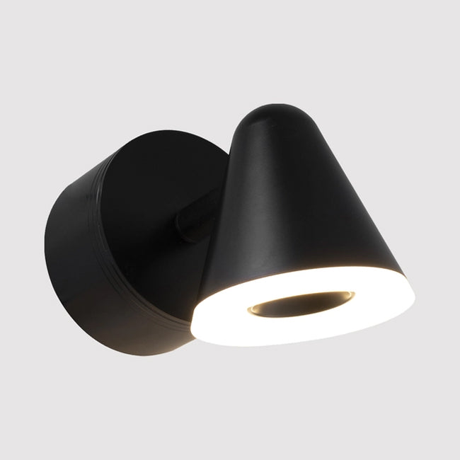 Apliqué metal negro acrílico empavonado LED 5W - JGAP0010