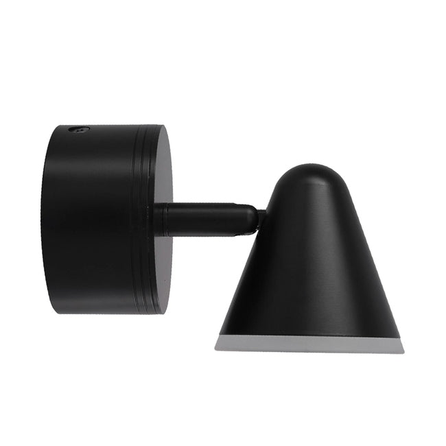 Apliqué metal negro acrílico empavonado LED 5W - JGAP0010