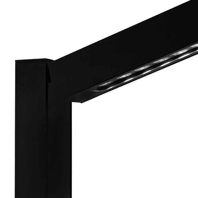 Farol de jardín aluminio negro 26,5x70 cm 6W LED - JGFA0001