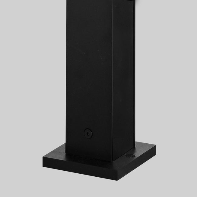 Farol de jardín aluminio negro 26,5x70 cm 6W LED - JGFA0001