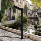 Farol de jardín aluminio negro 26,5x70 cm 6W LED - JGFA0001