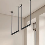 Hebilla color negro para soporte de lampara colgante  - JGHE0001