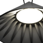 Lámpara colgante negro 4 luces LED 40W - JGLC0004