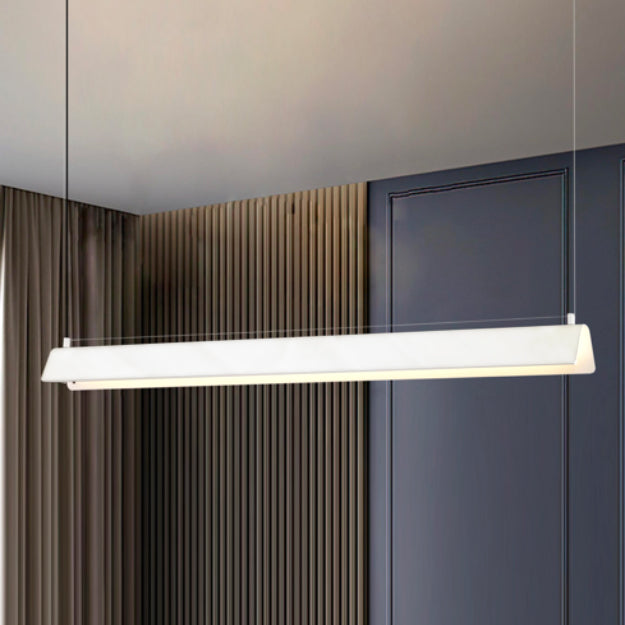 Lámpara colgante aluminio blanco 1,20 cm LED 30W - JGLC0021