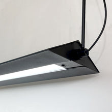 Cargar imagen en el visor de la galería, Lámpara colgante lineal negro largo 120 cm LED 30W - JGLC0022
