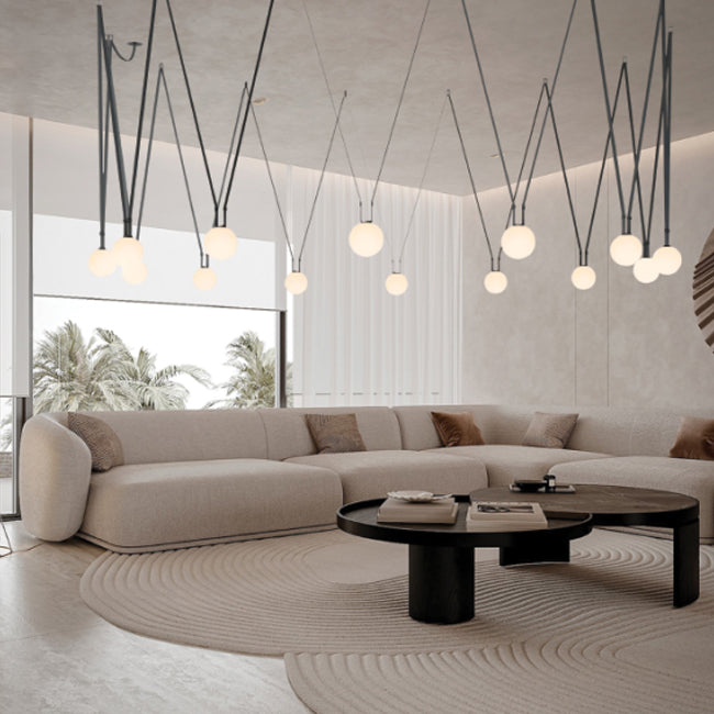 Lámpara colgante vidiro opal Ø30x31 cm 28 W LED - JGLC0024