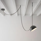 Lámpara colgante aluminio negro Ø20x13 cm 12W LED  - JGLC0025