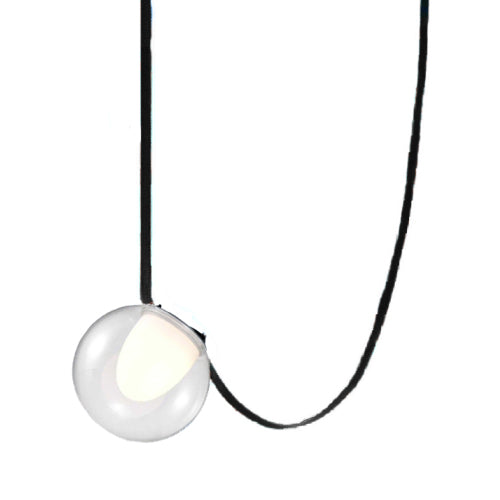 Lámpara colgante aluminio vidrio Ø20x20 8W LED - JGLC0030