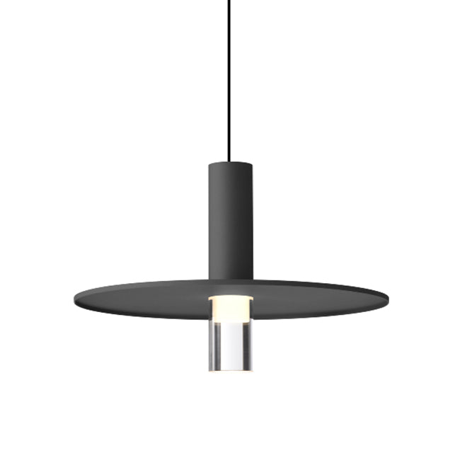 Lámpara colgante aluminio negro Ø28cm 6W LED - JGLC0034