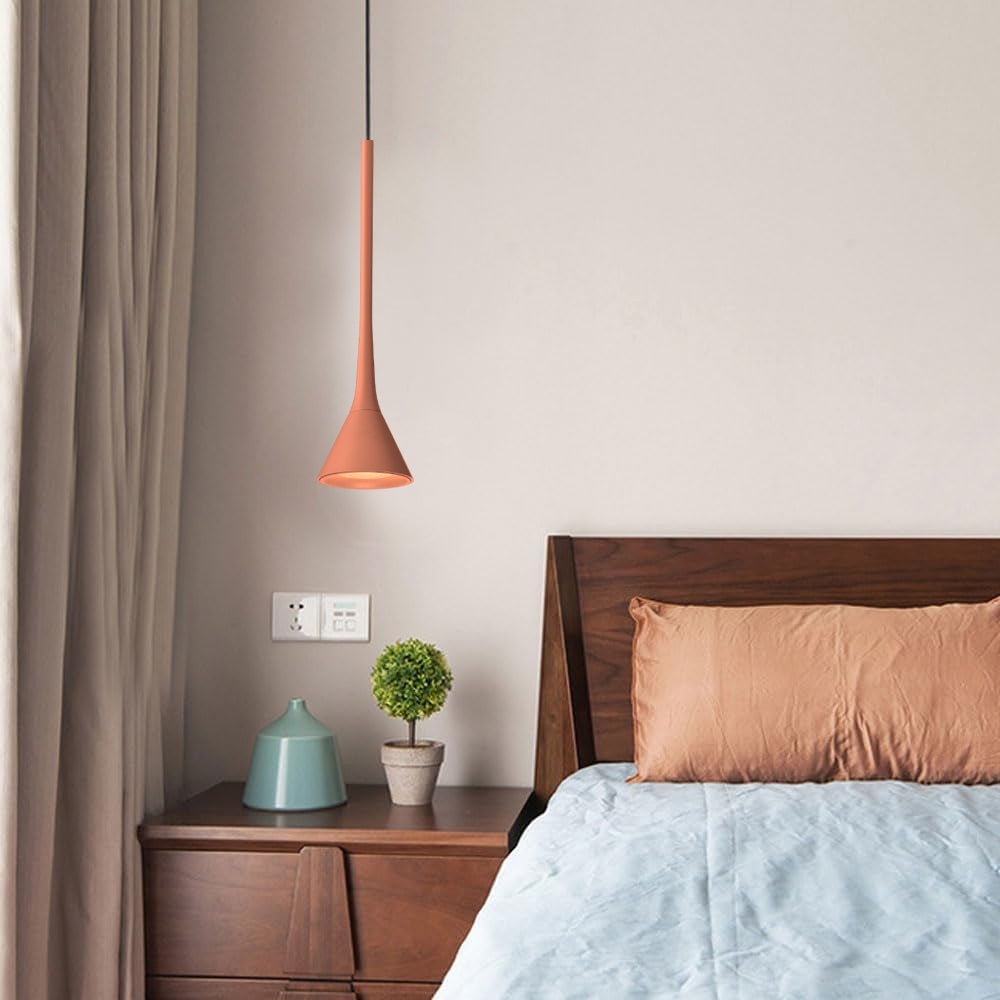 Lámpara colgante metal terracota Ø11,8 cm 7W LED - JGLC0035