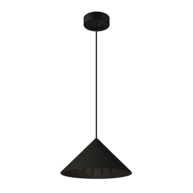 Lámpara colgante metal negro Ø19.6 cm 6W LED - JGLC0036