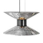 Lámpara colgante vidrio humo Ø30x20 cm 12W LED - JGLC0039