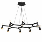 Colgante aluminio Negro Ø126 cm 36 W LED -  JGLC0046