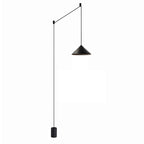 Lámpara de pie negro a muro - LED 15W 3000k - JGLP0004