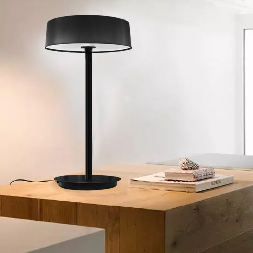 Lámpara sobremesa aluminio dorado negro Ø25x50 cm  18 W LED - JGLS0008