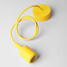 Cargar imagen en el visor de la galería, Lámpara colgante silicona amarilla E27 - KKLC0021
