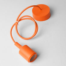 Cargar imagen en el visor de la galería, Lámpara colgante silicona naranja E27 - KKLC0023

