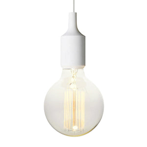 Lámpara colgante silicona blanca E27 - KKLC0027