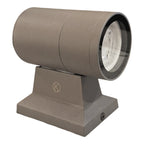 Foco aluminio gris exterior Ø6x10 cm IP 54 GU10- KOAP0006
