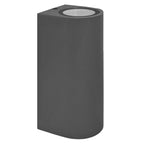 Aplique doble exterior GU10 Grafito -  KOAP0009