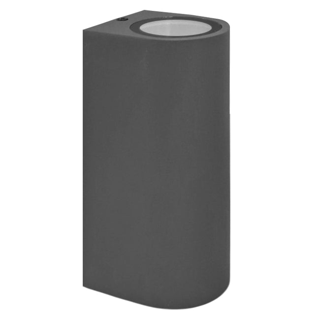Aplique doble exterior GU10 Grafito -  KOAP0009