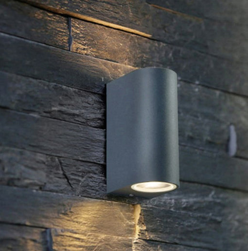 Aplique doble exterior GU10 Grafito -  KOAP0009
