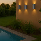 Aplique doble exterior GU10 Grafito -  KOAP0009