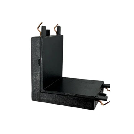 Unión tipo L vertical para riel magnético ultra slim negro - KOCO0002