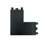 Unión tipo L horizontal para riel magnético ultra slim negro - KOCO0003