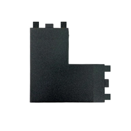 Unión tipo L horizontal para riel magnético ultra slim negro - KOCO0003