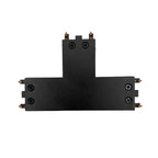 Unión tipo T horizontal para riel magnético ultra slim negro - KOCO0006