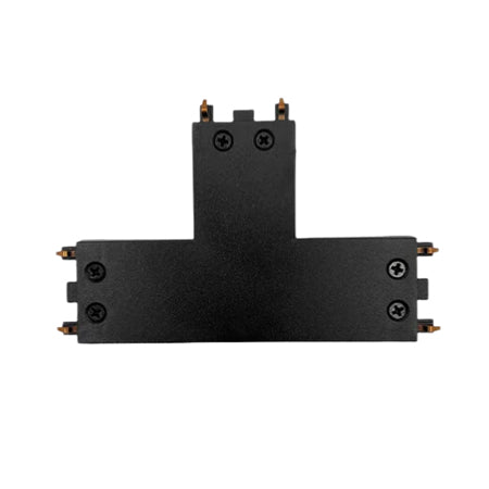 Unión tipo T horizontal para riel magnético ultra slim negro - KOCO0006